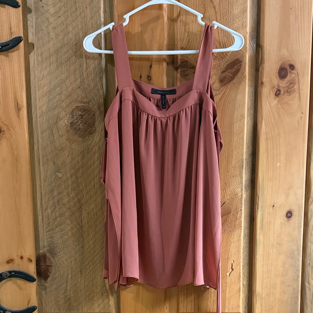 BCBGMaxAzria Dusty Rust Blouse